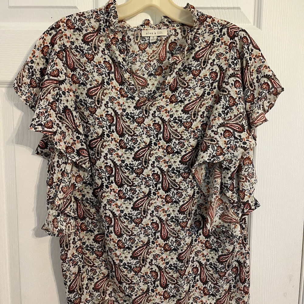 Floral paisley blouse - Picture 6 of 6